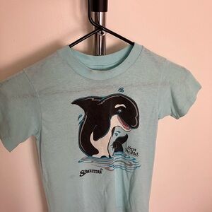 Vintage Sea World tee shirt - Kids medium (10-12) - vintage, 1980’s, Shamu whale